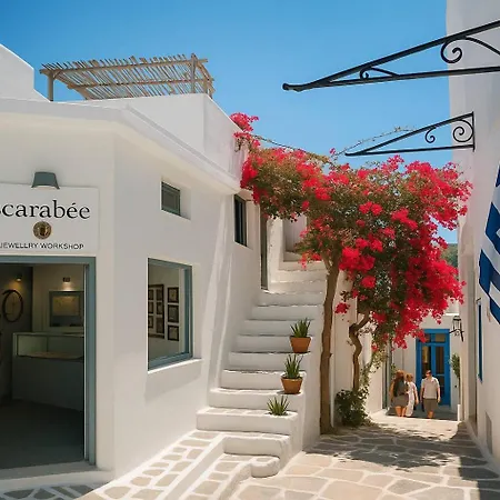Charming White House Retreat With Balcony In Paros Lefkes 雷夫克斯